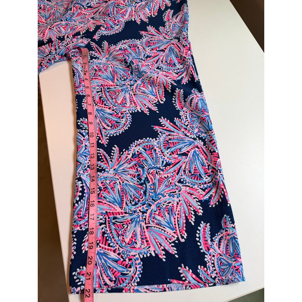Lilly Pulitzer Womens Oyster bay Sandra Jumpsuit Size M Tropical Vacation - Picture 13 of 13